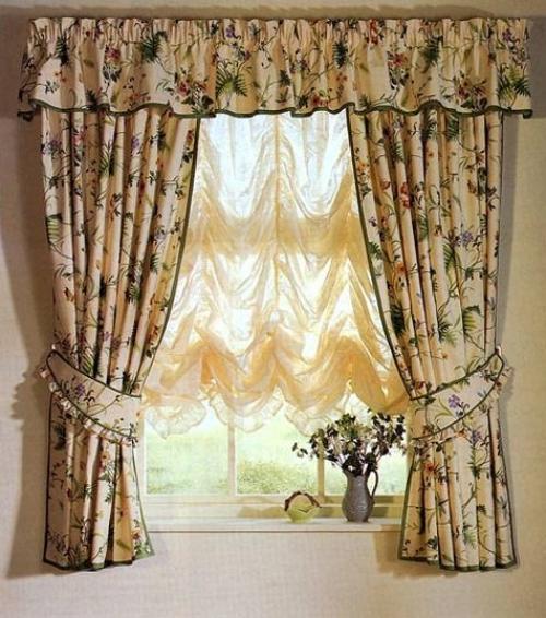 Французские шторы.   Французские шторы идеально подходят для классического интерьера гостиной и спальни. 01