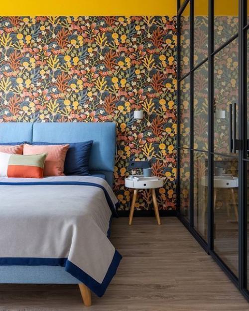 Интерьер квартиры с яркими акцентами. 04