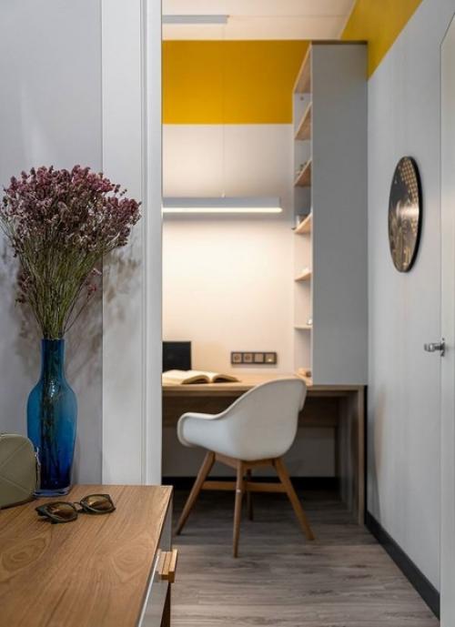 Интерьер квартиры с яркими акцентами. 07