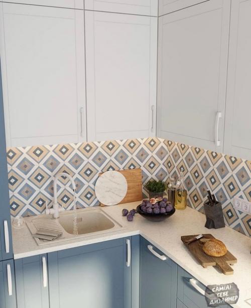 Кухня - гостиная, площадью - 13, 2 кв. 01