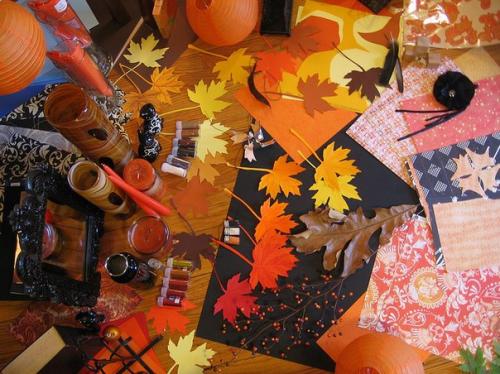 Осенний интерьер.  Погоду осени мы не в силах изменить, да и надо ли? 01