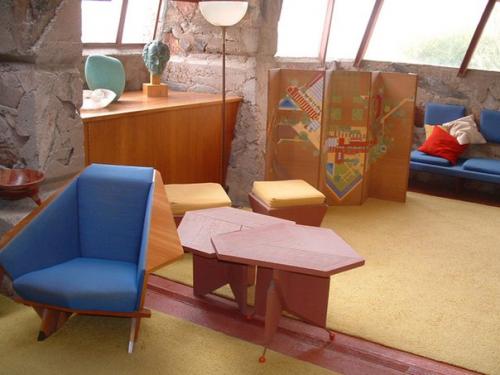 Дизайн интерьеры. Усадьба Фрэнка Райтаталиесин. 05