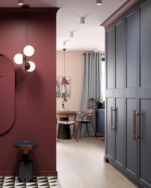 Что может быть красивее, чем вот такой сочетание оттенков и современная мебель. 02