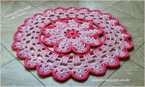 Вязаные коврики - уют в доме. 03