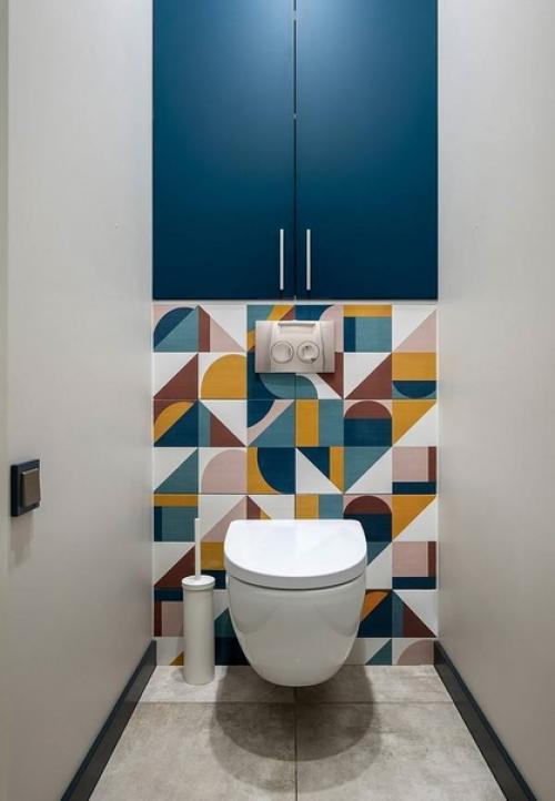 Интерьер квартиры с яркими акцентами. 09