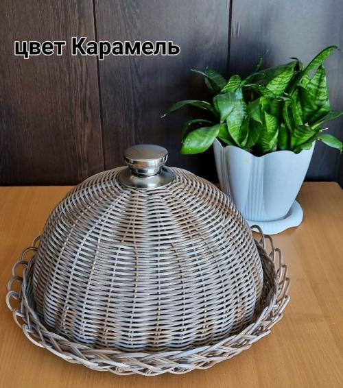 Плетеная хлебница из ротанга - уют и стиль. 02