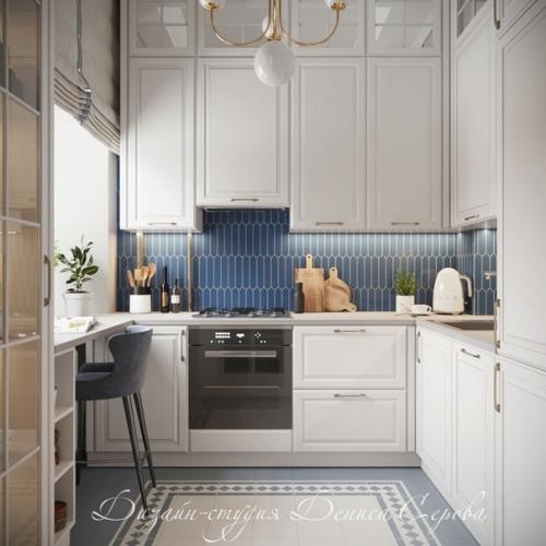 Легкая неоклассика в интерьере квартиры площадью 49 кв. 02