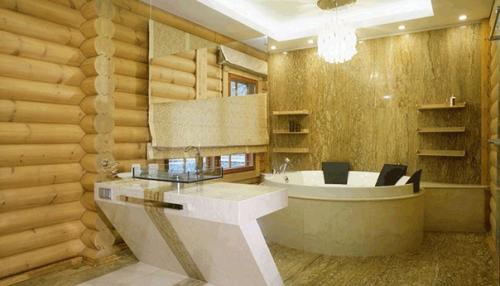 Минимализм в интерьере деревянного дома. 05