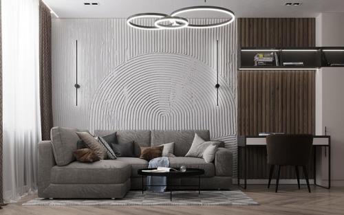 Работаю с разными стилями - но очень люблю лофт и его элементы. 01