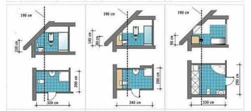 Как правильно спроектировать ванную комнату на мансарде? 02
