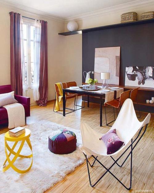 Современная и яркая семейная квартира в г. Барселона, 90 кв.  