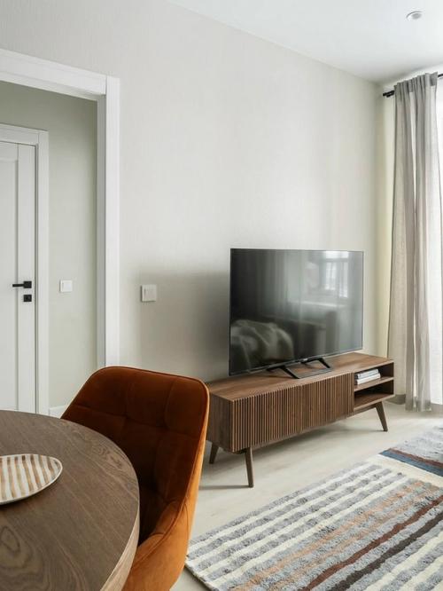 Интерьер однокомнатной квартиры 34 м 2 (37 м 2 с лоджией) в ЖК автограф в Санкт-петербурге. 08