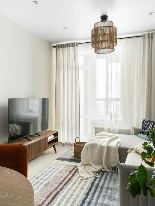 Интерьер однокомнатной квартиры 34 м 2 (37 м 2 с лоджией) в ЖК автограф в Санкт-петербурге. 07