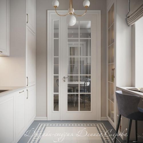 Легкая неоклассика в интерьере квартиры площадью 49 кв. 03