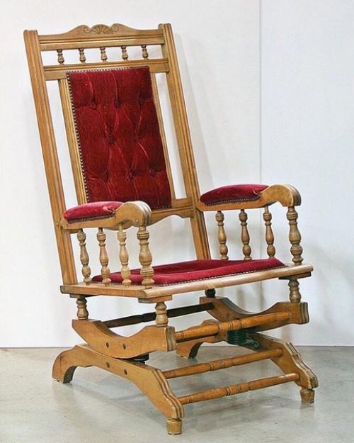 История мебели.  Кресло - качалка. 05