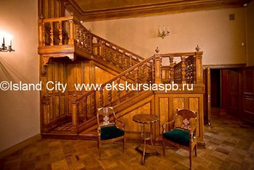 Кабинет князя с библиотекой и интерьеры секретарской на мужской половине юсуповского дворца на мойке. 03