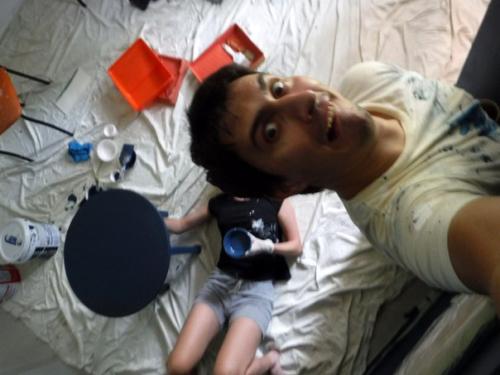 Примерно год тому назад ( \- три месяца) мы с Димой затеяли историю с покраской дома. 06 Примерно год тому назад ( \- три месяца) мы с Димой затеяли историю с покраской дома. 06