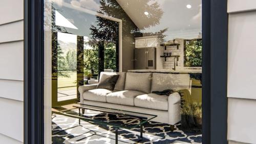 Современный дом - гараж на 2 авто от американских проектировщиков. 03