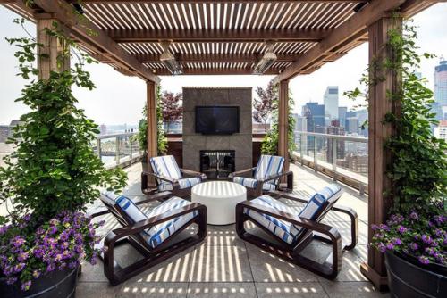 Часть 1.  Стильный пентхаус под названием The Laurel расположился в районе верхнего ист - сайда в Нью-йорке, США. 02