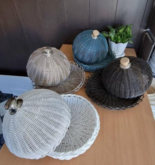 Плетеная хлебница из ротанга - уют и стиль. 04