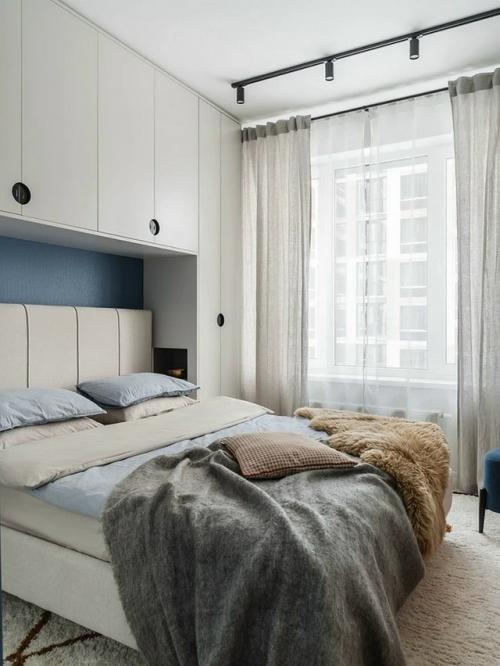 Интерьер однокомнатной квартиры 34 м 2 (37 м 2 с лоджией) в ЖК автограф в Санкт-петербурге. 09