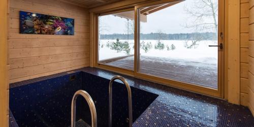 Баня из клееного бруса по проекту Волга от компании Holz House. 08