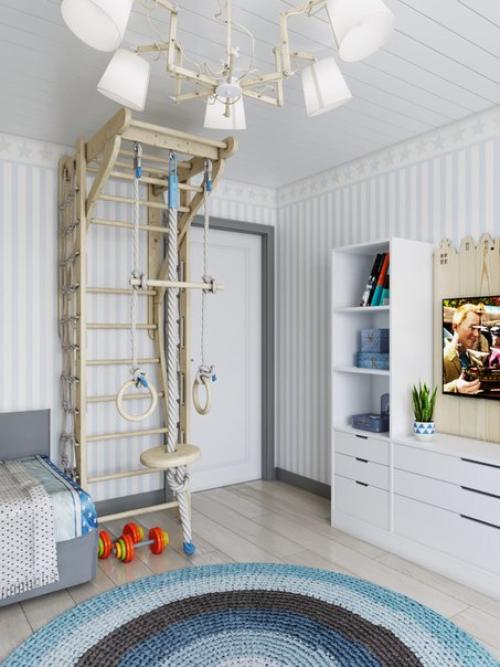 Проект детской комнаты для мальчика 17 кв. 03