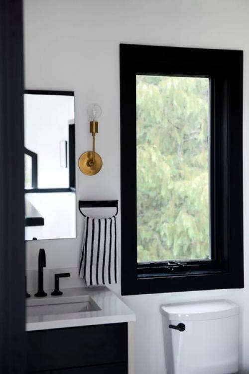 Загляните внутрь современного лыжного шале в Орегоне. 09