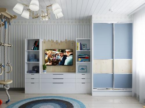 Проект детской комнаты для мальчика 17 кв. 01