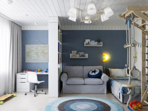 Проект детской комнаты для мальчика 17 кв. 02