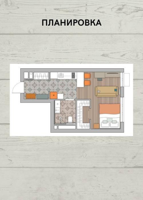Оазис посреди мегаполиса: квартира - малышка 30 кв. 09