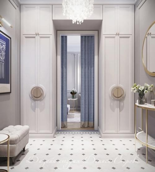 Легкая неоклассика в интерьере квартиры площадью 49 кв. 07