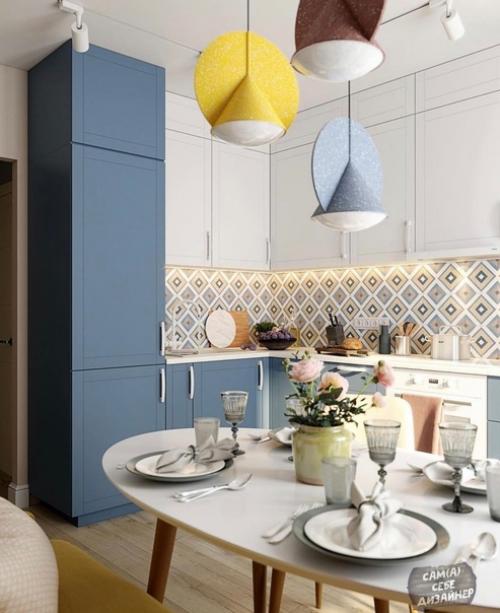 Кухня - гостиная, площадью - 13, 2 кв. 03