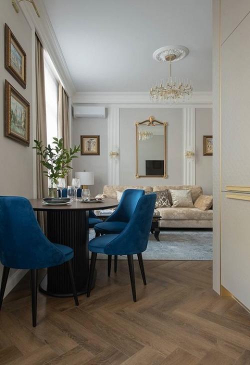 Дух эпохи: советское ар - деко в маленькой квартире в Сталинке 1940 года. 02