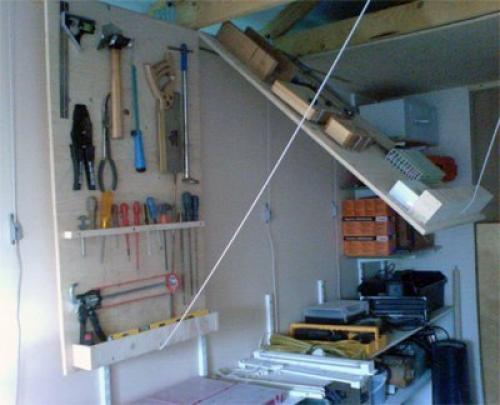 Простые советы, как организовать хранение садового инвентаря и строительных инструментов. 03 Простые советы, как организовать хранение садового инвентаря и строительных инструментов. 03