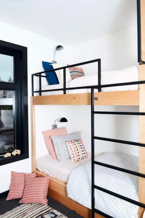 Загляните внутрь современного лыжного шале в Орегоне. 08