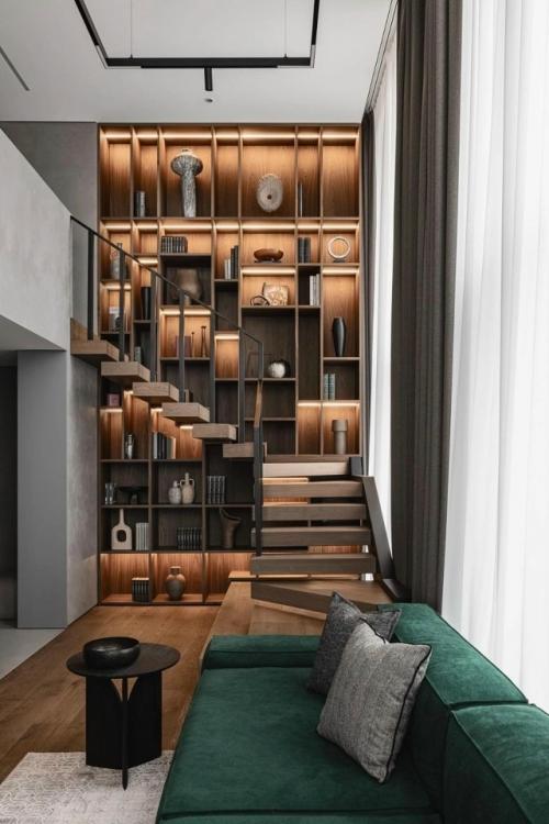 Реализованный интерьер квартиры для меломанов из 53 кв. 05