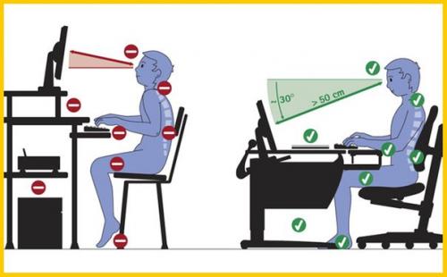 Как сохранить здоровье, работая за компьютером? 

