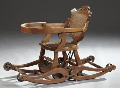 История мебели.  Кресло - качалка. 08