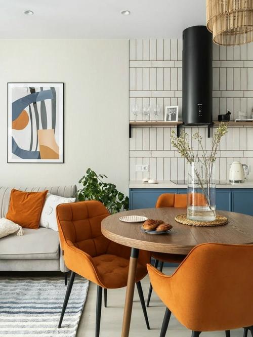 Интерьер однокомнатной квартиры 34 м 2 (37 м 2 с лоджией) в ЖК автограф в Санкт-петербурге. 04