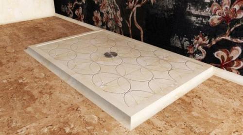 Душевые поддоны. Поддон для душа служит основанием душевой кабины и изготавливается из различных материалов. 01