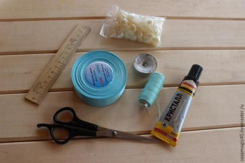 Красивые бантики из атласных лент? 01