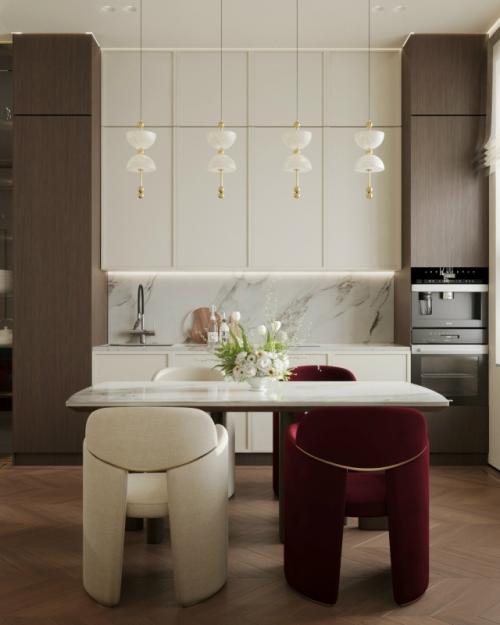 ЖК Театральный квартал (кухня - гостиная). 04 ЖК Театральный квартал (кухня - гостиная). 04