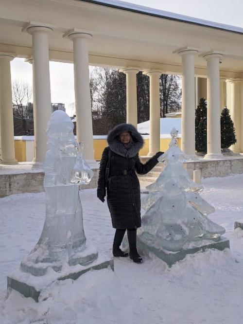 Наконец - то мы с подругой выбрались погулять на новогодних каникулах. 03