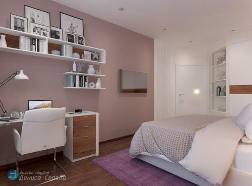 Красивая, спокойная спальня 17 кв. 07