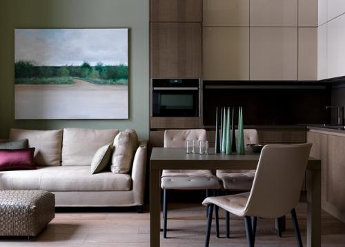 Долговечный интерьер.  Несмотря на небольшую площадь в 50 кв. 02