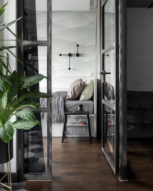 Современный интерьер с очень интересным освещением. 06