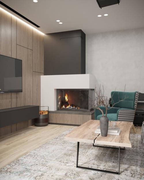 Недавно закончила 3 Д по новому проекту: дизайн коттеджа в кп Царев Град, в Самаре. 04