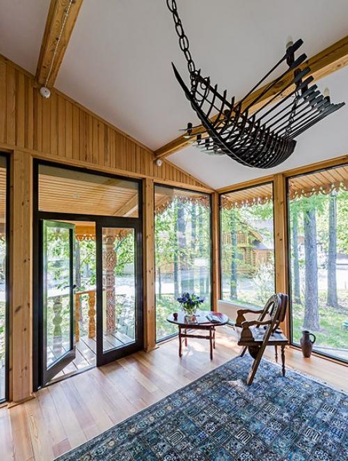 Сказочный терем. Дом из бревна в традициях русского деревянного зодчества. 04