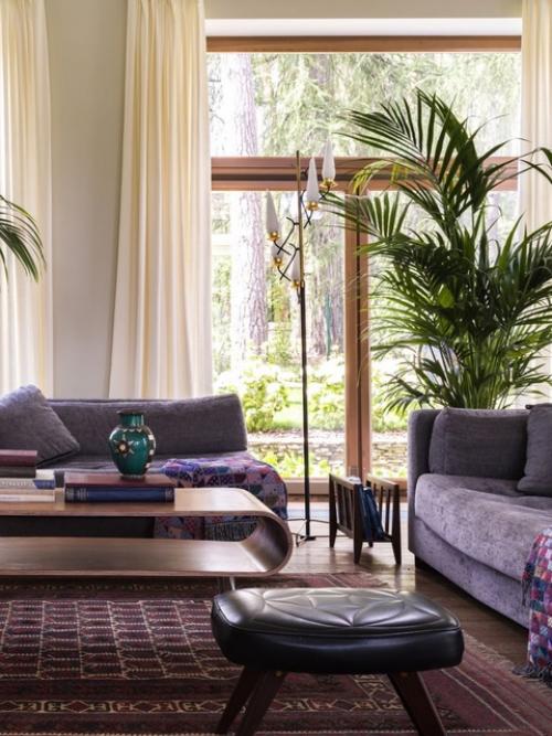 2 стиля. Дом ландшафтного дизайнера Ольги Давыдовой площадью 450 кв. 01